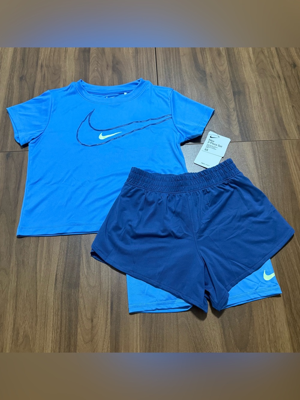 Nike Girls Outfit 2 Piece Matching Set Size 6X New